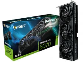 Palit Videókártya NVIDIA RTX 5070 Infinity 3 12GB GDDR7 (NE75070019K9-GB2050S)